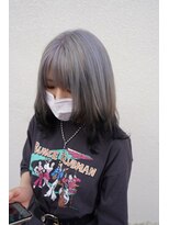 ボアップ(boappu)&nbsp;#裾カラー#フェイクブラック#グレーカラー