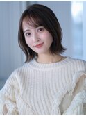 似合わせカット イメチェンヘアスタイル レイヤー ボブ 前髪