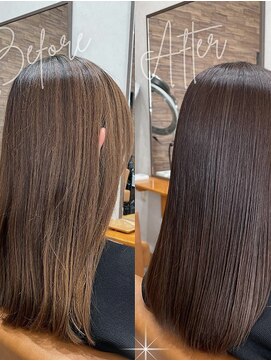 ルスリー 宇都宮店(Lsurii) 髪質改善カラー