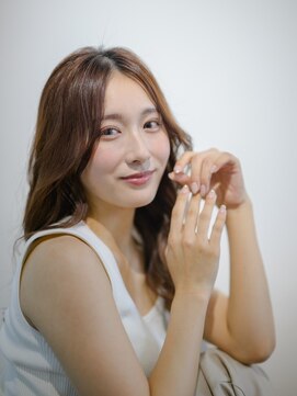 ヒョンミョン ライズバイレボ 取手店(hyon myon/RISE by REVO) レイヤーカット/デザインカラー/オリーブベージュ[取手/取手駅]