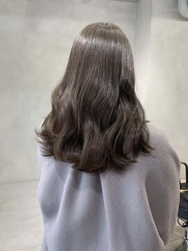 エル 北千住(elu) 透明感カラー_アッシュグレージュ