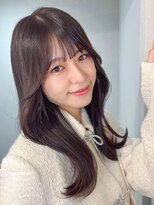 シー(See.)&nbsp;韓国ヘアレイヤーカット顔周りカットブリーチなしダブルカラーA