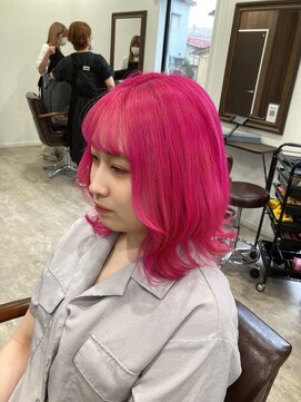 ミミックヘアー(MiMic hair) ダブルカラーピンク