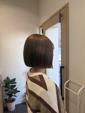 シア 春日部店(SHEER) ぱつっとボブ/ダブルカラー/SHEER春日部店