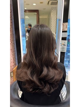 アピッシュ ギンザ(apish ginza) ロングパーマ/デジタルパーマロング/コテ巻きパーマ/韓国ヘア