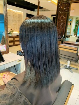 ヘアリゾート粋 ティガ 池袋店(tiga) サラつや髪質改善トリートメント/セミロング
