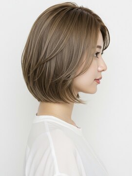 カフカヘア 吉祥寺店(kafka hair) レイヤー、ボブ、グレージュ、ベージュ、オリーブベージュ