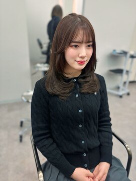 リッカ(LICCA) 【LICCA古賀愛】チョコレートカラー/天神韓国ヘア/韓国ヘア/横髪