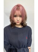 パールピンク × ルーツカラー