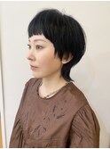 【morio成増/一戸】大人かわいいウルフショート前髪短め