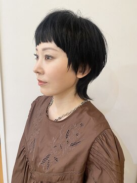 モリオ フロム ロンドン 成増店 【morio成増/一戸】大人かわいいウルフショート前髪短め