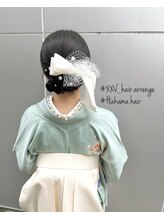 トゥエンティ ファイブ(TWENTY FIVE)&nbsp;卒業式、袴アップスタイル/名定