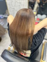 アローズ 久留米店(arose)&nbsp;大人可愛い透明感立体感グレージュ×エアストレート