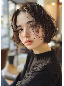 トッカ 札幌(tocca) ショートボブゆるパーマ