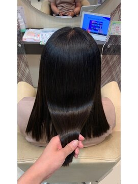ヘアショップエヌアンドエー 久喜 栗橋店(hairshop N&A) 触れたくなる◎しなやかストレート/髪質改善/艶感/黒髪
