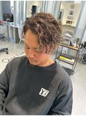 波巻きツイストスパイラルパーマ/フェザーパーマ/眉毛/メンズ 