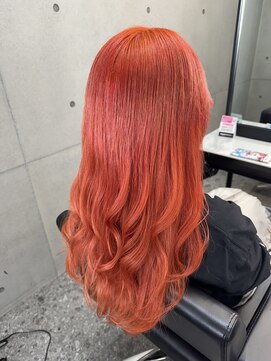 パヌポン(PANUPON) ケアブリーチバレイヤージュハイライトブラッドオレンジベージュ