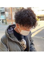 リヤン(Le lien)&nbsp;サーフカール/フェザーパーマ/刈り上げセンターパート/溝の口