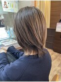 白髪ぼかしハイライト