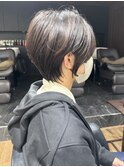 ショートスタイル　寒色カラー　30代40代50代60代