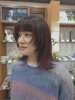 プランタンアヴェダ(printemps AVEDA)&nbsp;チェリーレッド×顔周りレイヤー