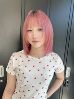 ジン(JIN)&nbsp;☆ボブレイヤー☆ピンクベージュ☆ハイトーンボブ☆久留米☆