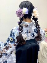 ヘアセットアップス(UP's) 卒業式はやっぱり袴が良い♪『袴着付け+ヘアセット』