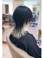 メルク(merc)&nbsp;レイヤー ボブ ショート インナーカラー 韓国