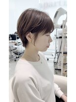 ファイブボックスヘアー 広島(five vox hair)&nbsp;耳かけ透け感ショート