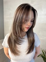 トゥイン 八王子(TWIN) ワンカールで決まる海外ヘア/夏ハイライト/レイヤーカット/