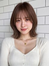 onffo【8/8 NEW OPEN（予定）】&nbsp;くびれショート ブラウンカラー 前髪カット 髪質改善 20代