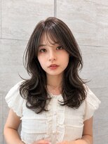 ロンド パルティール 大宮(Lond partir) コテ巻き風パーマ/くびれレイヤーボブ/韓国巻き風/顔周りカット