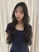 プランタン フォー ヘアー(printemps FOR HAIR) __レイヤーカット__透け感グレージュカラー__フォワード巻き__