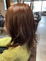 エイム ヘア デザイン 町田店(eim hair design)&nbsp;セミディ/マロンブラウン/ツヤ髪/艶髪/髪質改善トリートメント