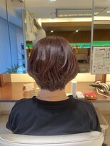 ヴァンカウンシル 札幌本店(VAN COUNCIL)&nbsp;ピンクブラウン×ショートボブ