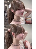 ヴィヴィッド オモテサンドウ(ViViD omotesando)&nbsp;結んでも可愛い顔まわりカット