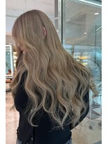 エクステ/シールエクステ専門店/梅田/ヘアセット/ヘアアレンジ/LANDS ANNEX  エクステ&nbsp;ミルクティーベージュ バージンレミーエクステ80本【大阪 梅田】