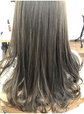 アッシュ×上品巻き髪