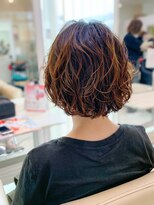 ダリー 発寒南店(Dali) ショートボブ×パーマ 担当田中俊蔵