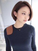 アール ヘアー デザイン(r hair design) 【r hair design】小顔丸みショートボブ