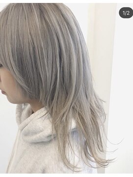 アンス 大阪梅田(ANs.) シルバーアッシュ、ホワイトブリーチ、ラベンダーアッシュ