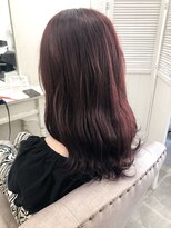 ヘアー フルール(Hair fleur) オルチャンチェリーレッド