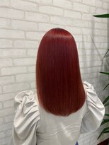 ビス ヘア アンド ビューティー 西新井店(Vis Hair＆Beauty) 20代30代大人可愛いダブルカラー/チェリーブラウン/フェミニン