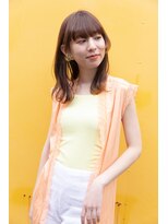 マウロア(MAULOA) 【MAULOA】デザインカラー 切りっぱなし ウルフミディ