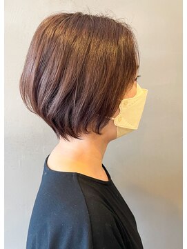 ニジュウニパーセント(22%) 大人可愛い３０代４０代５０代　小顔ショートヘア　ショートボブ