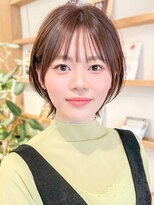 ルエ(rue)&nbsp;大人可愛い20代30代40代小顔ウルフレイヤーボブ丸みショートボブ