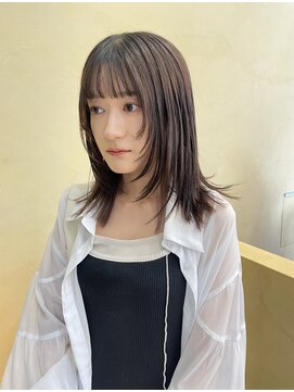 スニュウ(snuw) 【snuw mina】レイヤーカット！ストレートスタイリング♪