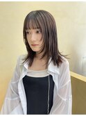 【snuw mina】レイヤーカット!ストレートスタイリング♪