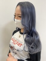 ケンジ 平塚ラスカ店(KENJE) イメチェン/ダブルカラー/黒髪/フルバング/ハッシュカット