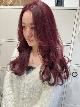 リースリー(Re.3 connecting beauty) 韓国風☆深めピンキーモーヴ＆レイヤーカット